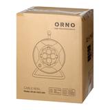 Przedłużacz bębnowy, 4 gniazda 2P+Z, kabel PVC H07RN-F 3x2,5mm2, długość 40m, termik, przesłony toró