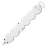Przedłużacz 5-krotny 2P+Z (Schuko), z wyłącznikiem, 3m H05VV-F 3x1,5mm2, Imax=16A, płaska wtyczka, b ES-7(GS)/W/3 ORNO