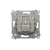 Simon 54 Gniazdo antenowe R-TV końcowe separowane tłum.1dB złoty mat