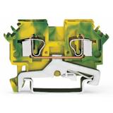 złączka PE 2-przewodowa 4 mm2 żółto-zielona