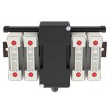 RED SPOT FUSEBANK 63A 660V AC 4 WAY WH RED SPOT Podstawa bezpiecznikowa 63A 660V AC 4P Biała RSFB634