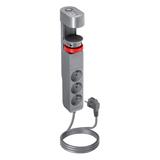 Przedłużacz biurkowy 3-krotny 2P+Z 2xUSB+1 typu C 1,5m PS-5/G/1,5M ORNO