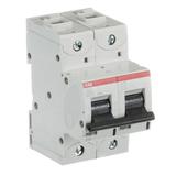 S802S-UCK63 Wyłącznik nadprądowy 50kA AC/DC 2P UCK63A 2CCS862001R1597 ABB