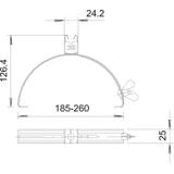 132/CU, DACHOWE UCHWYTY PRZEW.MIEDŹ