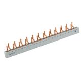 SKN0032/10 Izolowana szyna zbiorcza-sztyftowe 10 mm2 (do wyłączników KZS-1M),1p+N,12modułów