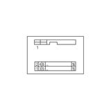 moduł przejściowy 10-torowy ze złączem do przewodu taśmowego