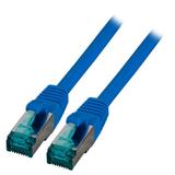 Patchcord RJ45 S/FTP kat. 6A LSZH niebieski 1,5m