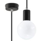 Sollux Lampa wisząca EDISON czarna SL.0152