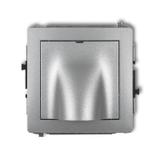 DECO Mechanizm wypustu kablowego srebrny metalik