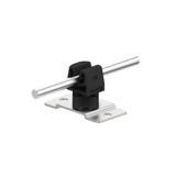 AN-11UN/OH/C Uchwyt na drut przykr.Z-zatrz.H=3,5cm /OH/ czarny