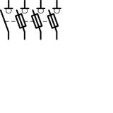 Rozłącznik bezpiecznikowy cylindryczny 4P 10x38mm L95400 HAGER