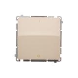 Simon Basic Łącznik dwubiegunowy 10A 250V szybkozłączka beż BMW2.01/12 KONTAKT