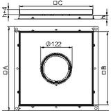 RKF3 V2 15, Rama kasetonowa, z otw.na tubus