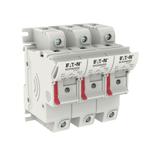 3 Pole 14x51 MFH Neon Indicator Podstawa wkładki cylindrycznej 14x51 3P 50A 690VAC wskaźnik CH143DIU