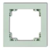 DECO Ramka uniwersalna pojedyncza z tworzywa DECO Pastel Matt miętowy