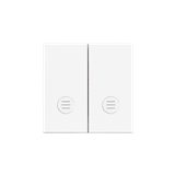 Simon 55 Klawisz podwójny z oczkami do: SW5L2M SW6/2L2M SW7/2L2M Biały mat TKW5L2/111 KONTAKT