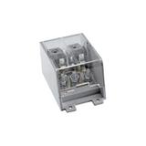 LZ1*240/35/16 ,  Odgałęźnik instalacyjny 1-segmentowy (zacisk: 2x120mm2, 1x35 mm2, 2x25mm2 ), szary