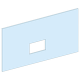 Rozdzielnice PrismaSet, płyta czołowa do mocowanego poziomo NS1600 z napędem obrotowym lub bez