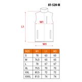 Bezrękawnik roboczy, dwustronny, jedna strona odblaskowa, rozmiar M/50