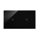 Simon 54 Touch Panel dotykowy S54 Touch 2 moduły 1 pole dotykowe + 1 pole dotykowe zastygła lawa DSTR211/73 KONTAKT
