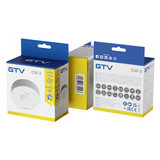 CZUJNIK MIKROFALOWY RUCHU CM-3, MAX 1200W, AC220-240V, 50/60HZ, KĄT DZIAŁANIA 360*, ZASIĘG 1-8M ± 1,