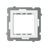 SONATA Adapter podtynkowy systemu 45 do serii Sonata kolor biały AP45-1R/m/00 OSPEL