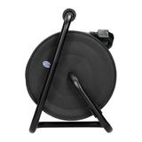 Przedłużacz bębnowy MINI 4 gniazda (Schuko) metalowy stojak polwinit H05VV-F 3x1mm2 - 15m OR-AE-1317