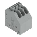 listwa zaciskowa do pł. drukowanych 2-bieg. szara raster 2,54 mm /130szt./ WAGO