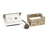 INCARA: POP UP - 2P+Z / USB A+C - 2,0 M-BIAŁY, Legrand