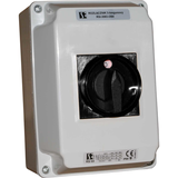 ROZŁĄCZNIK IZOL.3 BIEGUNOWY 63A W OB4 Z CZOŁEM ZAMYKANYM ŻÓŁ/CZERW.