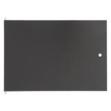 Drzwi metalowe do szafy wiszącej bez zamka 600x9U