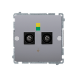 "Simon BASIC WMUE-012000-4013 Gniazdo ekwipotencjalne podwójne (moduł)