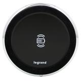 INCARA: DISQ 80 - ŁADOWARKA INDUKCYJNA-1X15W-CZARNY, Legrand