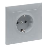 Suno Gniazdo Podwójne Z Uziemieniem Schuko 2x2P+Z Z Przesłoną Zaciski Automatyczne (Monoblok) Czarny 721426 721328 LEGRAND