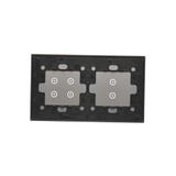 Simon 54 Touch Panel dotykowy S54 Touch 2 moduły 2 pola dotykowe pionowe + 4 pola dotykowe srebrna mgła DSTR234/71 KONTAKT