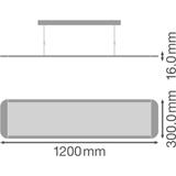 Oprawa z bezpośrednim i pośrednim rozsyłem światła PANEL LED D/I 1200 36W 3000K UGR19
