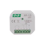 Przekaźnik elektromagnetyczny 1Z 16A montaż podtynkowy U=100-265V AC,styk:1Z 16A (160A/20ms) PP-1Z-LED-230V F&F