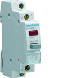 Przycisk sterowniczy 1NC LED czerwona Ith=16A 230VAC SVN422 HAGER