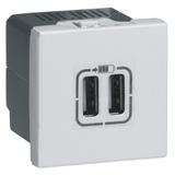 Mosaic - Gniazdo Zasilające 2Xusb 1500 Ma - Biały 278594L LEGRAND