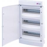 Rozdzielnica podtynkowa 3x12 drzwi białe ECM36PO-s 001101079 ETI