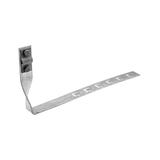 Uchwyt dach. skręcony regulowany A = 28 cm (zacisk przez śrubę) oc.ogniowy