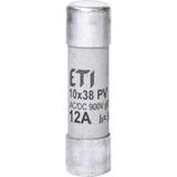 Wkładka topikowa cylindryczna PV gR 900V CH10x38 gR 12A 900V AC DC 002625032 ETI