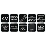 Lutownica bezprzewodowa 4V, zasilanie USB