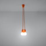 Sollux Lampa wisząca DIEGO 3 pomarańczowy SL.0585