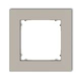 MINI Ramka uniwersalna pojedyncza kwadratowa z tworzywa taupe