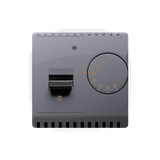 Simon Basic Regulator temperatury z czujnikiem wewnętrznym 16A 230V. Montaż gniazda na wkręty do pus