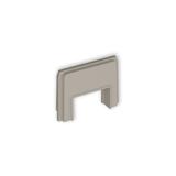Zaślepka z wpustem do korytka 25x15 mm do puszki natynkowej pojedynczej PUK-1 / PUZ-1 taupe 60ZAPUKZ-3 KARLIK