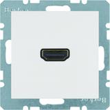 BERKER S.1/B.3/B.7 Gniazdo HDMI biały 3315421909 HAGER