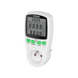 Jednotaryfowy watomierz kalkulator energii z wyświetlaczem LCD jedna taryfa wbudowany akumulator EM-