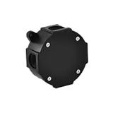 VP-75 Puszka n/t 79x79x37mm IP44 400V bez zac. czarna VP 075-05 61.178 OPATÓWEK